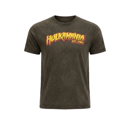 Hulk Hogan Hulkamania Mineral Wash Mens T Shirt