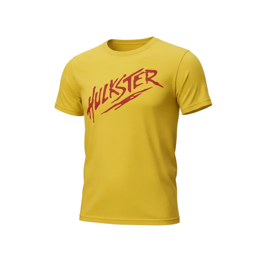 Hulk Hogan Hulkster Adult Mens T Shirt Yellow