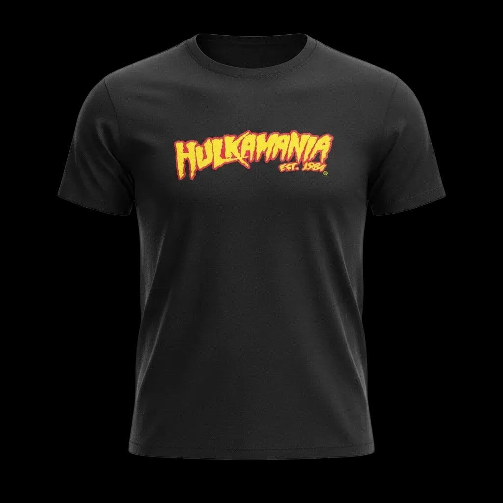 Hulk Hogan Hulkamania Runnin Wild Mens T Shirt Black