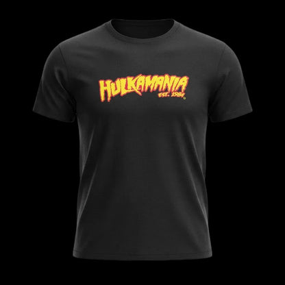 Hulk Hogan Hulkamania Runnin Wild Mens T Shirt Black