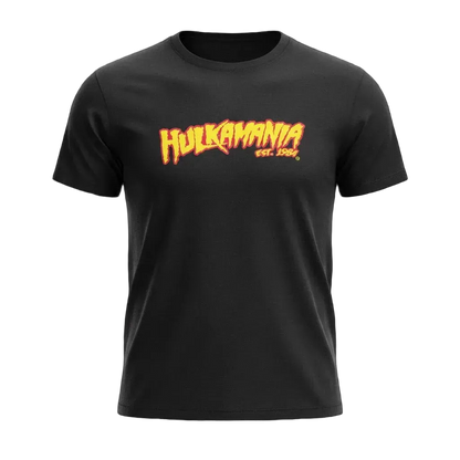Hulk Hogan Hulkamania Runnin Wild Mens T Shirt Black