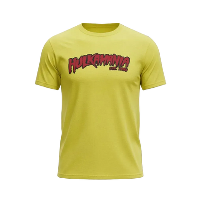 Hulk Hogan Hulkamania Mens T Shirt Yellow