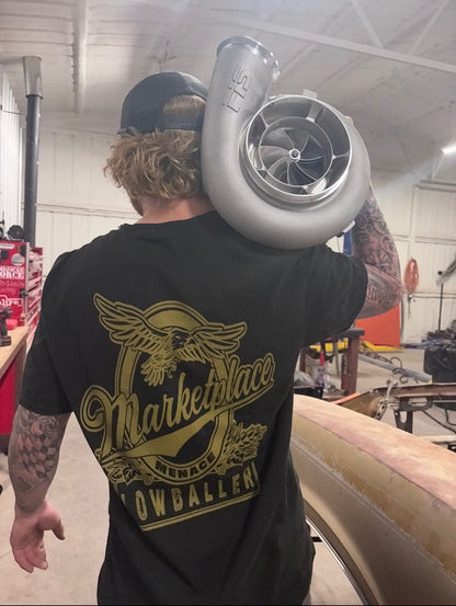 Marketplace Menace Lowballer T Shirt Black