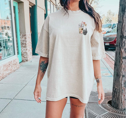 Fueled by Cafecito Y Chisme Womens T Shirt