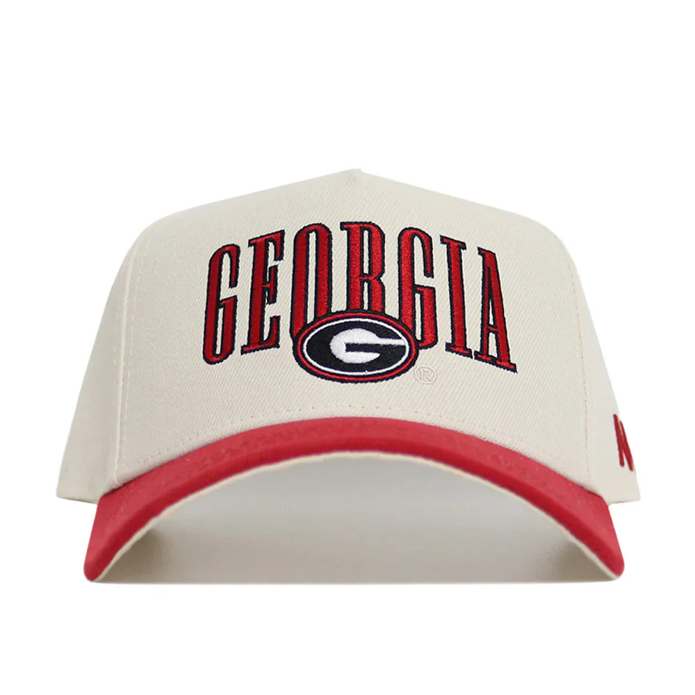 No Rivals Georgia Bulldogs - Natural Retro Block Hat