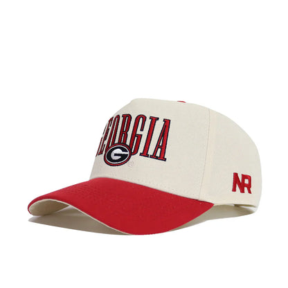 No Rivals Georgia Bulldogs - Natural Retro Block Hat