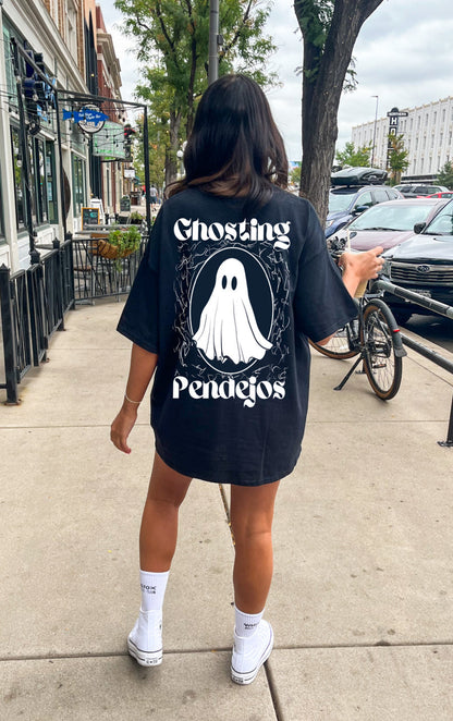 Ghosting Pendejos (Males) Graphic Tee Womens T Shirt