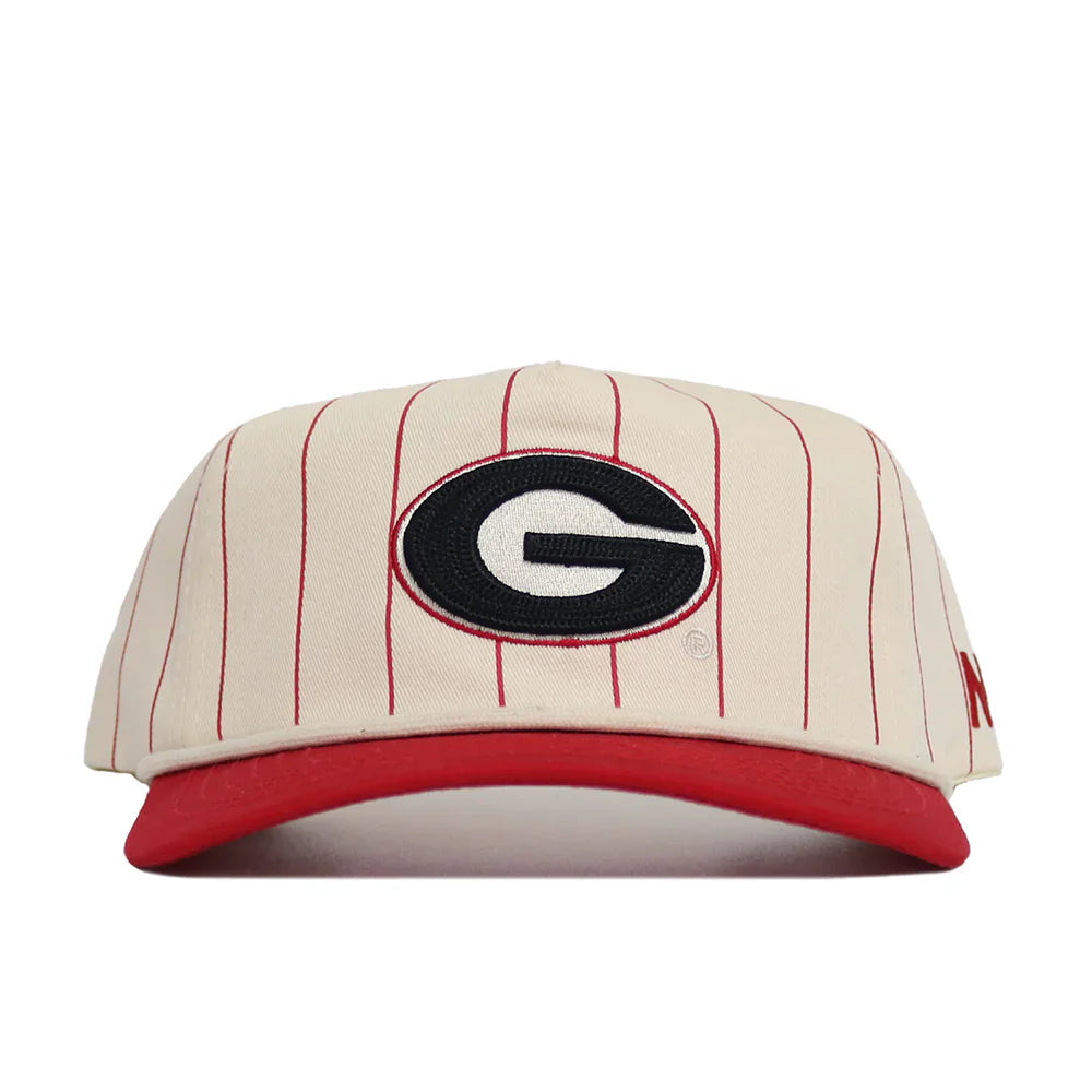 No Rivals Georgia Bulldogs - Natural Pinstripe Hat