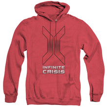Load image into Gallery viewer, Infinite Crisis Title Heather Mens Hoodie Red
