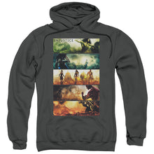 Load image into Gallery viewer, Injustice Gods Among Us Panels Mens Hoodie Charcoal
