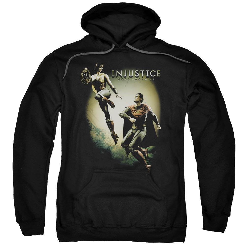 Injustice Gods Among Us Battle Of The Gods Mens Hoodie Black