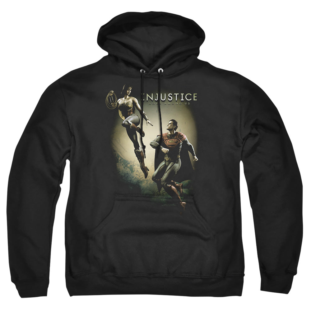 Injustice Gods Among Us Battle Of The Gods Mens Hoodie Black