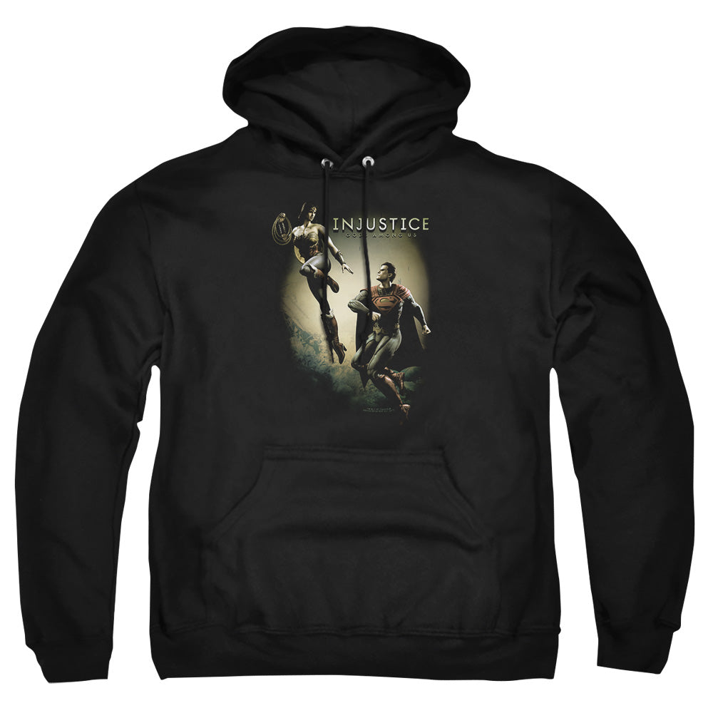 Injustice Gods Among Us Battle Of The Gods Mens Hoodie Black