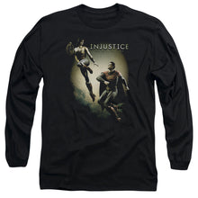 Load image into Gallery viewer, Injustice Gods Among Us Battle Of The Gods Mens Long Sleeve Shirt Black Officially Licensed
