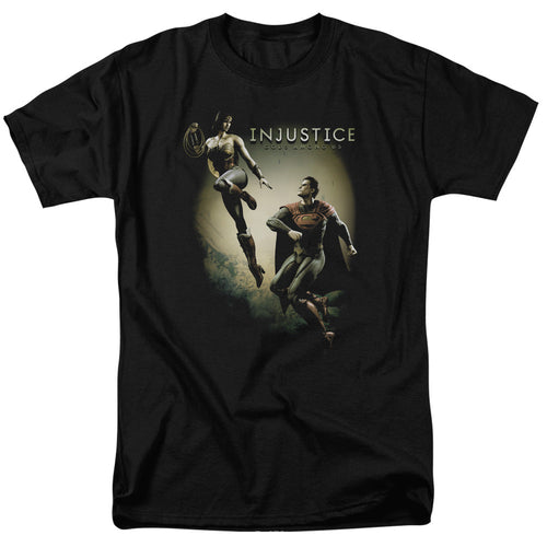 Injustice Gods Among Us Battle Of The Gods Mens T Shirt Black