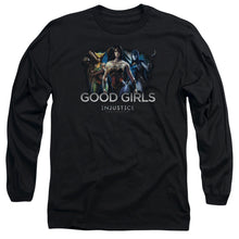 Load image into Gallery viewer, Injustice Gods Among Us Good Girls Mens Long Sleeve Shirt Black Officially Licensed
