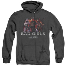 Load image into Gallery viewer, Injustice Gods Among Us Bad Girls Heather Mens Hoodie Black
