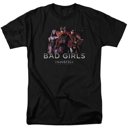 Injustice Gods Among Us Bad Girls Mens T Shirt Black