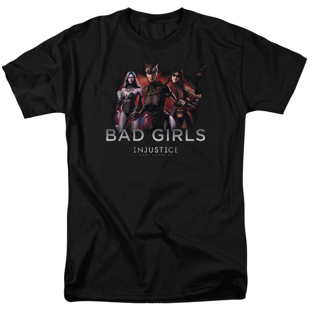 Injustice Gods Among Us Bad Girls Mens T Shirt Black