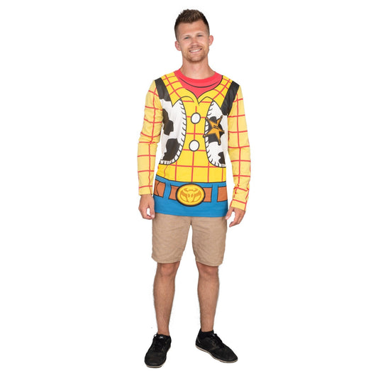 Toy Story Sheriff Adult Long Sleeve Costume T Shirt