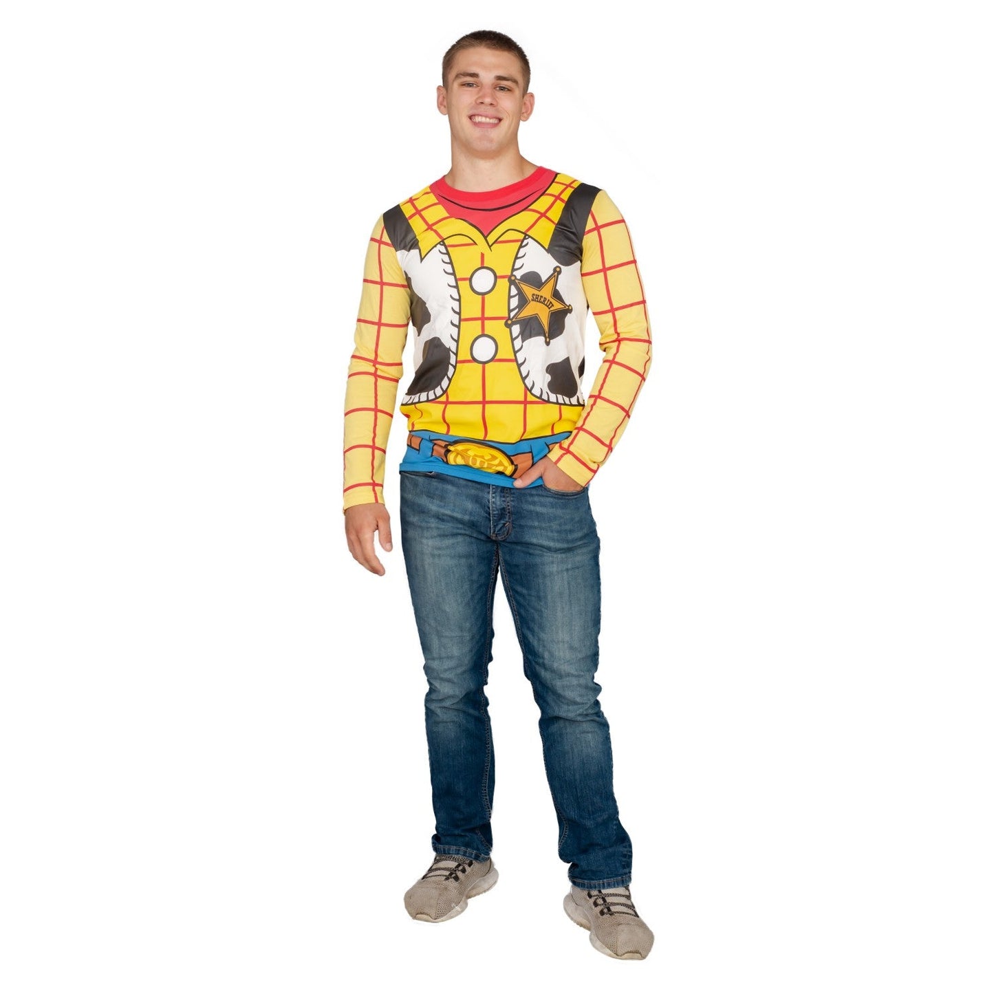 Toy Story Sheriff Adult Long Sleeve Costume T Shirt