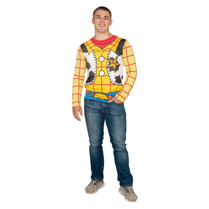 Toy Story Sheriff Adult Long Sleeve Costume T Shirt