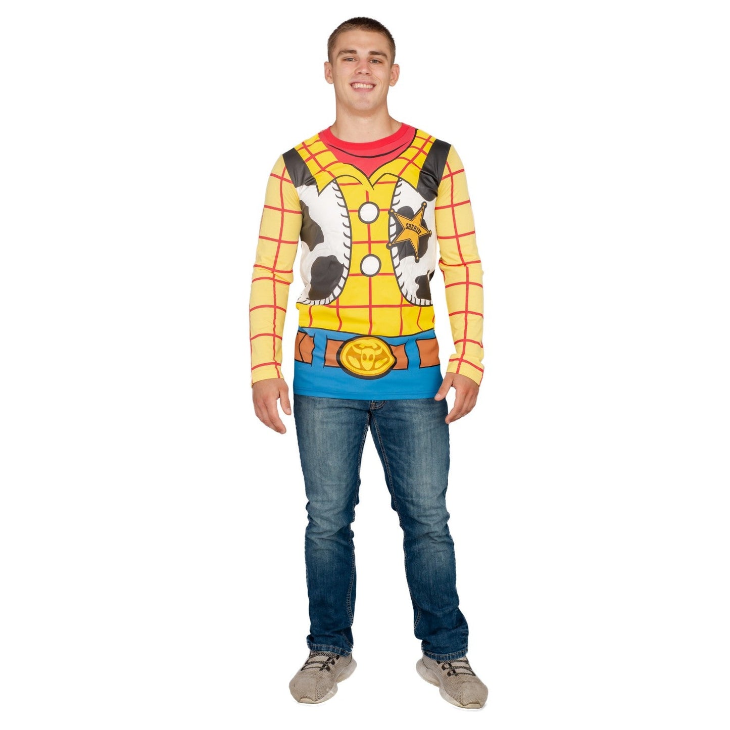 Toy Story Sheriff Adult Long Sleeve Costume T Shirt
