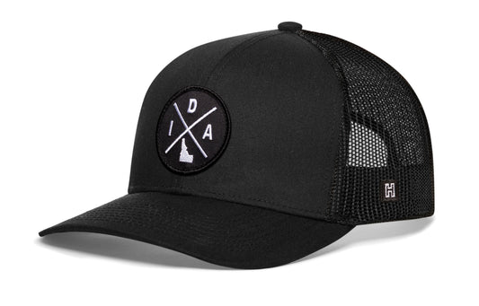 Idaho Trucker Haka Hat Black IDA X Snapback