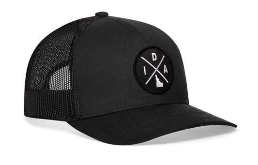 Idaho Trucker Haka Hat Black IDA X Snapback