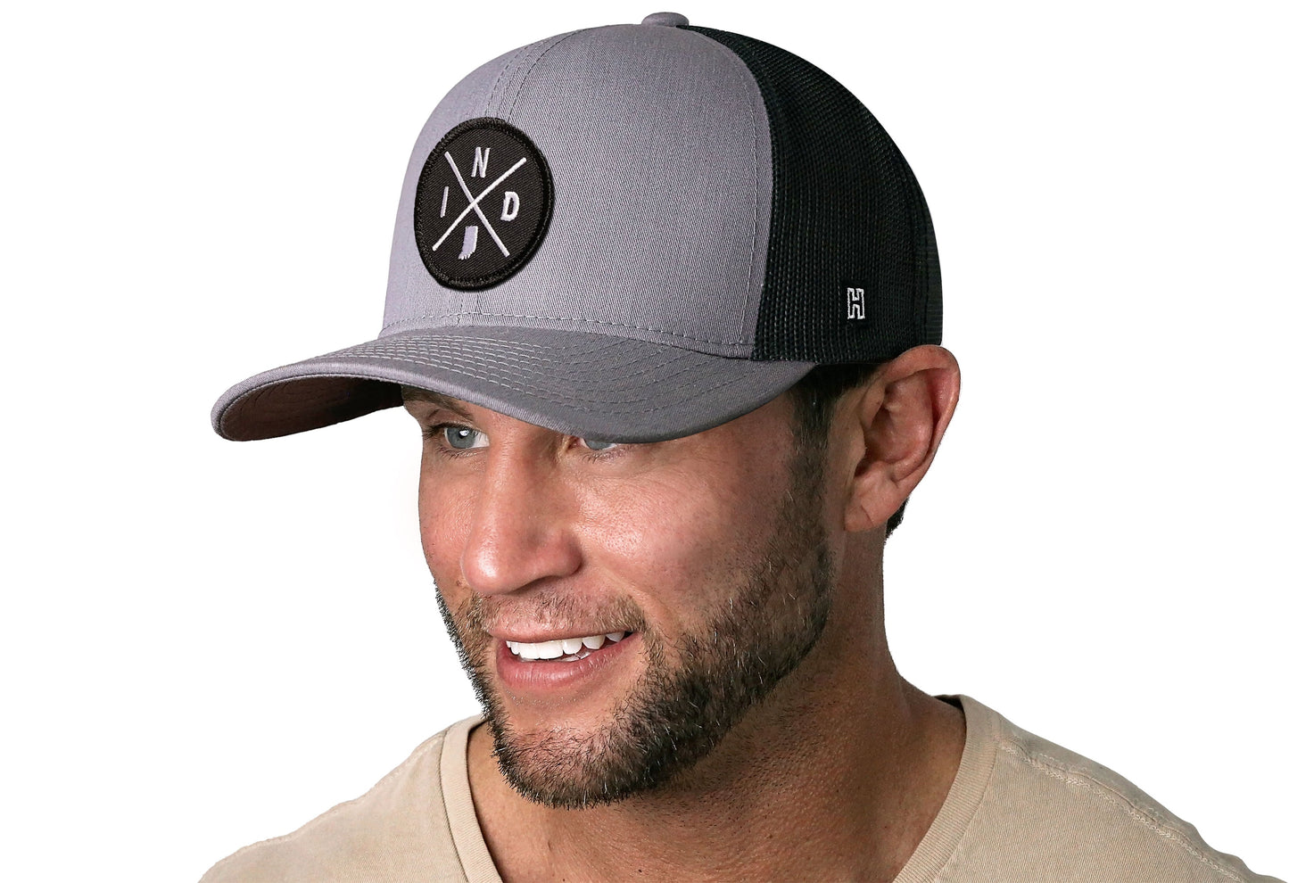 Indiana Trucker Haka Hat Gray-Black IND X Snapback
