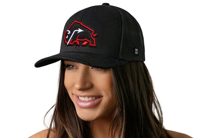 JBR x Haka Red Bison Haka Hat Black Buffalo Snapback