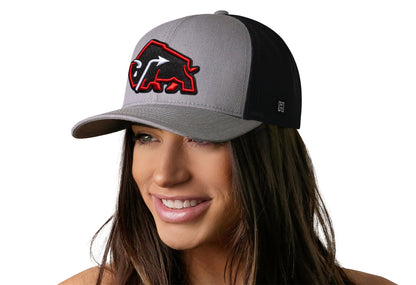 JBR x Haka Red Bison Haka Hat Gray-Black Buffalo Snapback