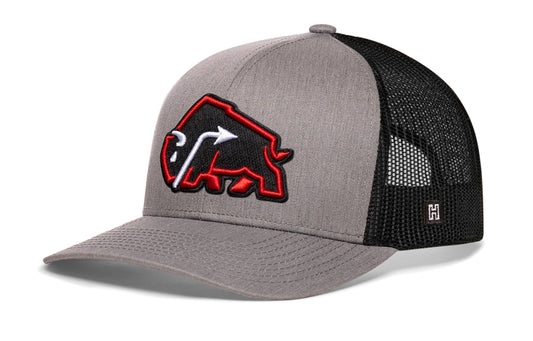 JBR x Haka Red Bison Haka Hat Gray-Black Buffalo Snapback