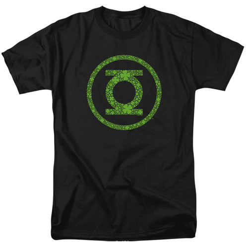 Green Lantern St. Patrick'S Day Shamrock Logo Mens T Shirt Black