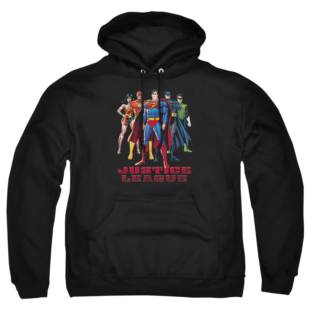 Justice League Of America In League Mens Hoodie Black