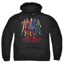 Load image into Gallery viewer, Justice League Of America In League Mens Hoodie Black

