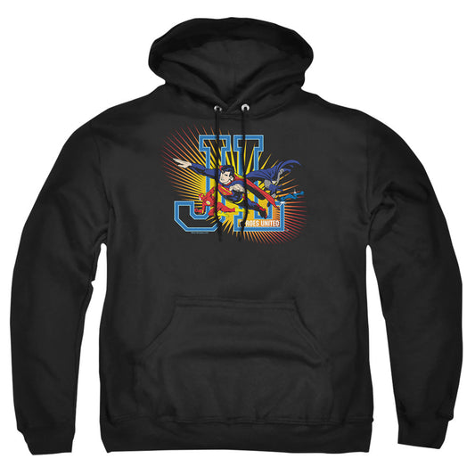 Justice League Of America Heroes United Mens Hoodie Black