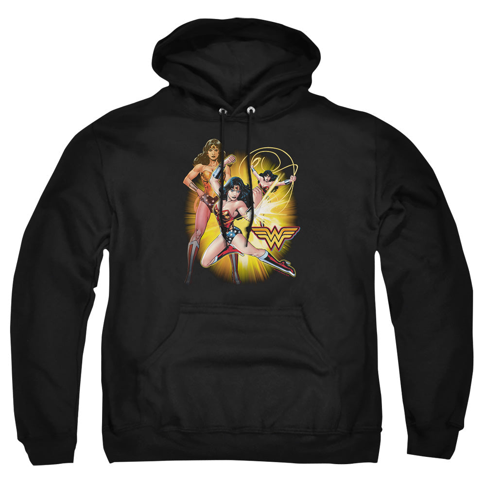 Justice League Of America Wonder Woman Mens Hoodie Black