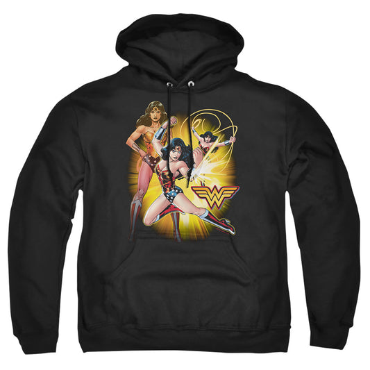 Justice League Of America Wonder Woman Mens Hoodie Black