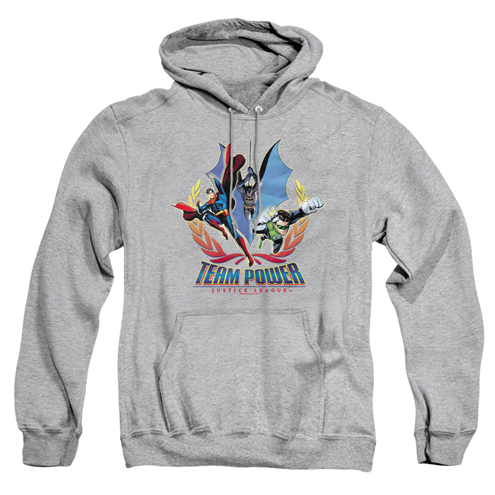Justice League Of America Team Power Mens Hoodie Athletic Heather