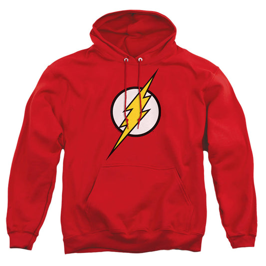Justice League Of America Flash Logo Mens Hoodie Red