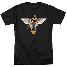 Load image into Gallery viewer, Wonder Woman Ww 80Th Collage Logo Mens T Shirt Black
