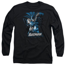 Load image into Gallery viewer, Jla Batman Blue &amp; Gray Mens Long Sleeve Shirt Black Officially Licensed
