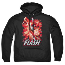 Load image into Gallery viewer, Justice League Of America Flash Red &Amp; Gray Mens Hoodie Black
