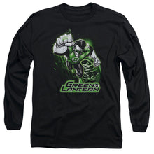 Load image into Gallery viewer, Jla Green Lantern Green &amp; Gray Mens Long Sleeve Shirt Black Officially Licensed

