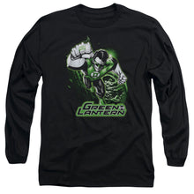 Load image into Gallery viewer, Jla Green Lantern Green &amp; Gray Mens Long Sleeve Shirt Black Officially Licensed

