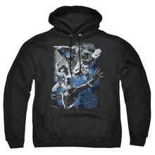 Load image into Gallery viewer, Justice League Of America Galactic Attack Nebula Mens Hoodie Black
