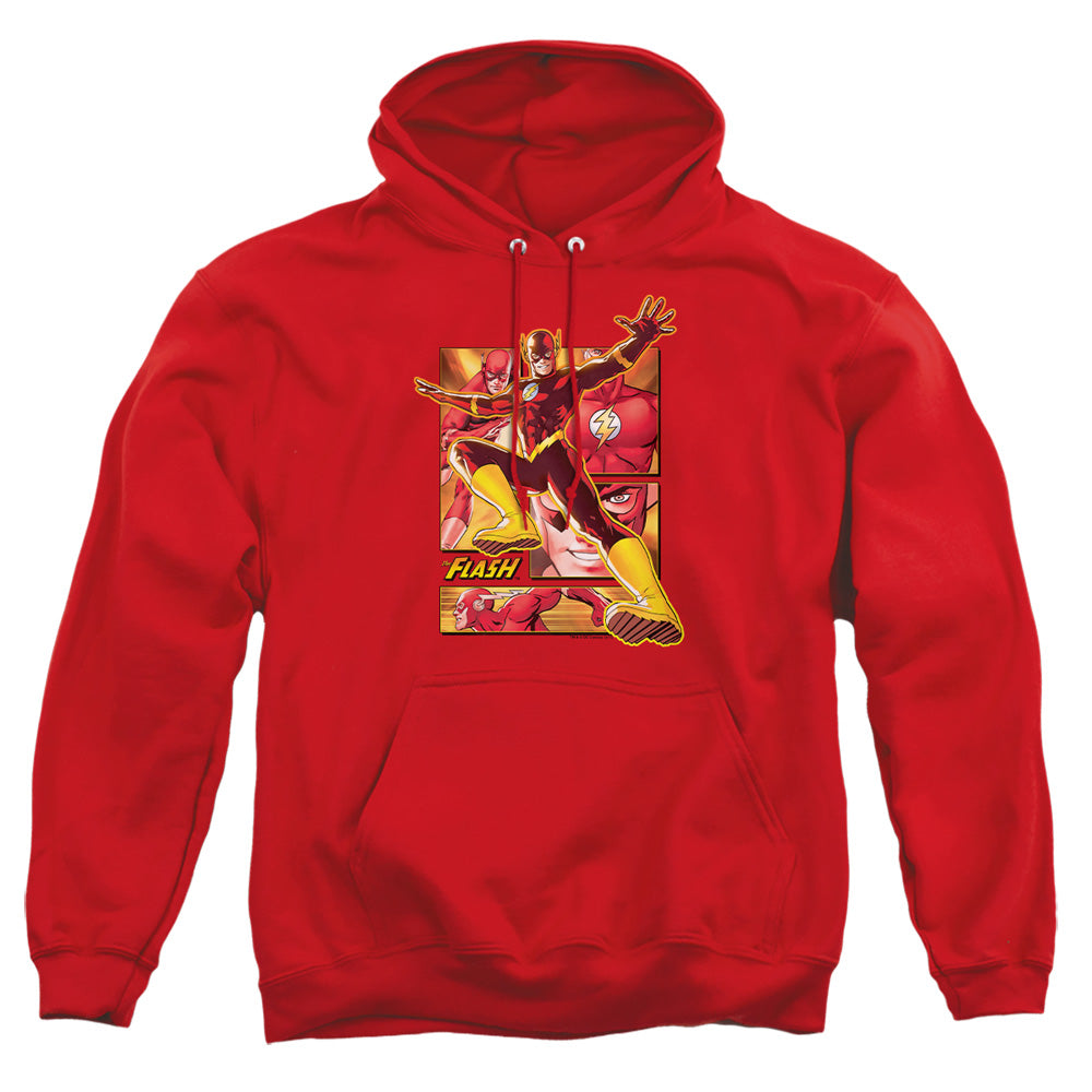 Justice League Of America Flash Mens Hoodie Red