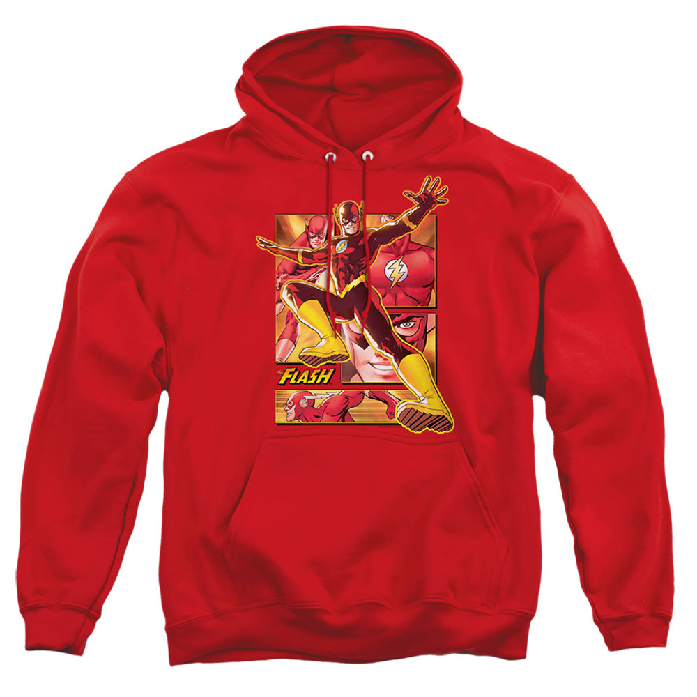 Justice League Of America Flash Mens Hoodie Red