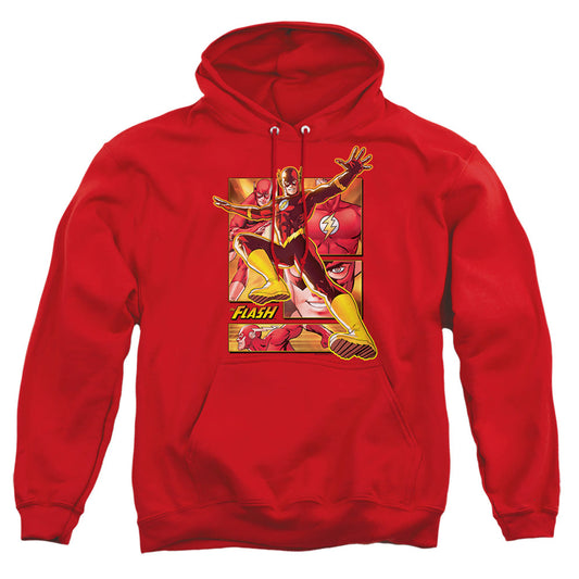 Justice League Of America Flash Mens Hoodie Red